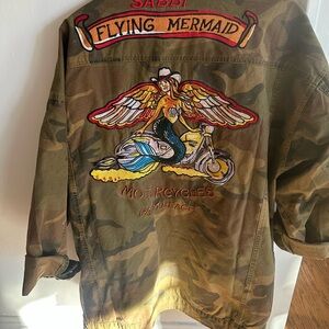 Sabbi Flying Mermaid Camouflage Jacket Size XL BRAND NEW with tags